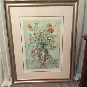 Edna Hibel Original signed lithograph